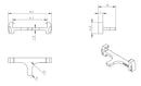 Spacer for tile grids, plastic, grey