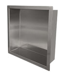 Demis inbouwnis 30 x 30 x 7 cm gunmetal PVD