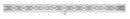 Xellanz Eco douchegoot met flens en rooster 120 x 7 cm RVS