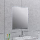 Fina spiegel rechthoek met lijst 50 x 60 x 2.1 cm aluminium