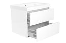 Vision wastafel enkel met 1 kraangat 60x46x5