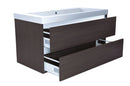 Vision wastafel enkel met 1 kraangat 100x46x5