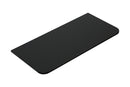 Sulora topblad afgeronde hoeken 120 x 48 cm mat zwart