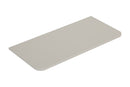 Novira topblad afgeronde hoeken 100 x 48 cm mat zand