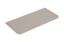 Sulora topblad afgeronde hoeken 100 x 48 cm mat beige