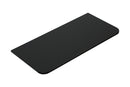 Sulora topblad afgeronde hoeken 100 x 48 cm mat zwart