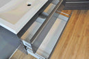 Shall onderkast 80 x 36 cm grafietgrijs