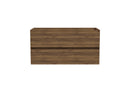 Alvara onderkast met 2 laden 1 uitsparing 100 x 46 cm warm eiken