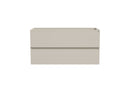 Alvara onderkast met 2 laden 1 uitsparing 100 x 46 cm cashmere