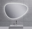 Uovo spiegel ovaal met LED