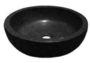Raw waskom rond 40x12 cm hardsteen gezoet