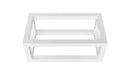 Nick frame voor fontein 395 x 150 x 215 mm mat wit
