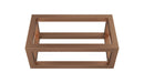 Nick frame voor fontein 395 x 150 x 215 mm geborsteld brons koper PVD
