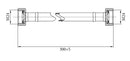 Ensembles de tuyaux de gaz Gastec 30 Cm