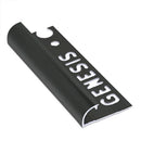 Profilé pour carrelage Quart de rond Noir Mat 12 mm 270 cm Aluminium EAQ127.17 par Genesis