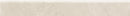 Tile skirting board Flora Bone 7x60 cm Rectified – Packed per 2 pieces