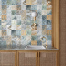 Floor tile Herbal Aqua 33.15x33.15 cm