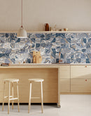 Carrelage de sol Habana Blue Taco 16,5x16,5 cm