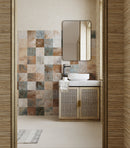 Floor tile Herbal Natural Taco 16.5x16.5 cm