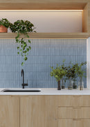 Wall tile Deco Lingot Blue 32x62.5 cm Rectangle - Porcelain Semi-gloss - Rich Blue tint