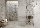 Carrelage de sol Jasper Silver 100x100 cm Porcelaine Mat Rectifié - Gris clair Aspect béton
