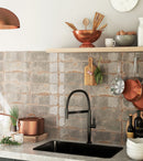 Wall tile Alma Gris 10x30 cm rectified