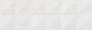 Wall tile Hauteville Carved White Decor 25x75 cm