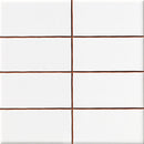Wall tile Precorte Blanco 5x10 (20x20) cm brillo gloss