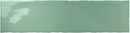 Wall tile Flandes Verde 7.5x30 cm Rectangle - Ceramic Gloss - Hand-shaped Look Mint green