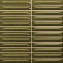 Wall Tile Arrow Olive 20x20 cm – Ceramic Gloss Relief KitKat – Olive Green 3D