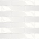 Carrelage mural Mayolica Blanc 7,5x30 cm