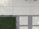 Terrace Tile Travertine Beige 60x60x2 cm Square – Ceramic Porcelain Matt Rectified R10 – Natural Stone Look