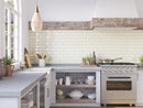 Wall tile Metro Classic Ivory 7.5 x 15 cm gloss bevelled edge