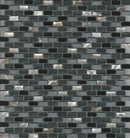 Mosaïque Moss miniperla noir 30 x 30 cm