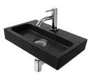 Ensemble lave-mains Karl Pierre Bleue Robinet Central Chromé Robinet 37x23,5x7cm