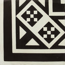 Carrelage de sol Kashba KB9-NB53 Décor d'angle Noir 20x20 cm