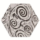 Carrelage de sol Esagono Tuscany Vintage Blanc Hexagone 25,8 x 29 cm