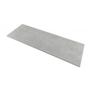 Carrelage de jardin rectangulaire en céramique Ark Silver 45 x 90 x 2 cm - Mat, résistant au gel - Gris