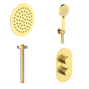 sa Rondo incl. Shower set thermal2-way ceiling. gold 30cm