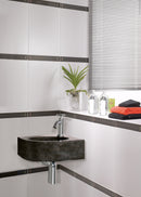 Vanity unit Viktor Natural Stone Tap Right Chrome Long Cross Head Tap