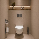 AquaVik Åsmund Ensemble d'accessoires de toilette 3 pièces en acier inoxydable brossé - Montage mural
