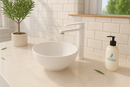 Lavabo AquaVik Mane Céramique Rond Blanc Brillant 32,5x14 cm