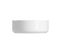 Lavabo rond AquaVik Ørb en céramique à poser, blanc brillant, 36 x 36 x 12 cm