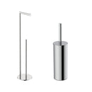 AquaVik Åsmund Toilet Accessory Set Chrome 2-piece – Freestanding
