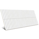 Wall tile Deco Lingot White 32x62.5 cm Rectangle - Porcelain Semi-gloss - Radiant White Tint