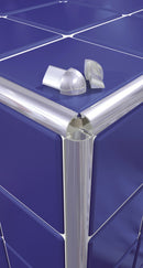Pièce d'angle Aluminium Argent Mat 12 mm (4 pièces) EAC120.81 par Genesis