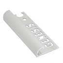 EIQ100.81 Aluminium Internal Corner Piece - Matt Silver - 10mm - Set of 4