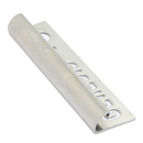 ESQ107.84 Profilé de carrelage en acier inoxydable Quart de rond - Acier brossé - 10 mm - 2,5 m