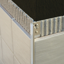 ESA127.411 Aluminium Tile Trim Straight 12mm - Granite - 2.5m