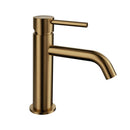 Sirio washbasin mixer tap 16.5cm height copper
